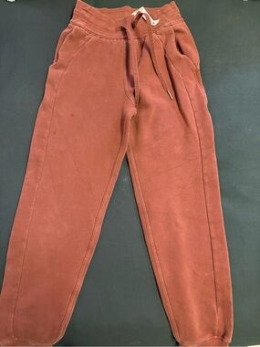 lululemon athletica Rust Red Track Joggers